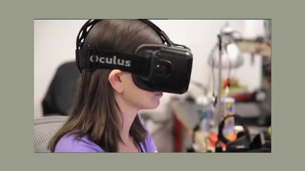 Visore Oculus per realtà virtuale