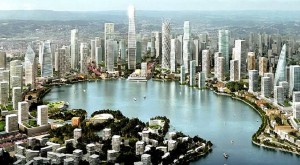 Master Plan del lago Meixi