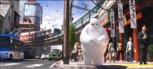 Baymax nelle strade di San Fransokyo