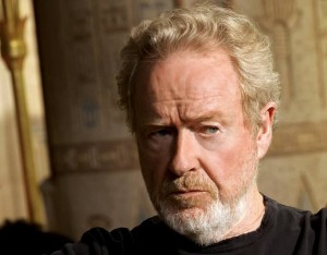 Ridley Scott sul set di Exodus