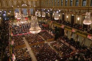 La sala dorata nel Musikverein a Vienna