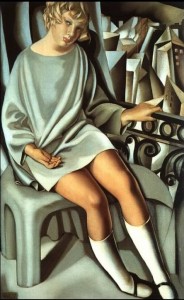 Kizette al balcone di Tamara de Lempicka