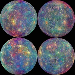 La superficie di Mercurio analizzata da spettrometri