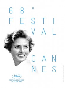Affiche Cannes 2015 con Ingrid Bergman
