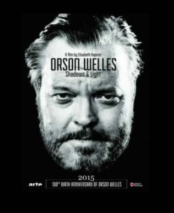 Locandina documentario Orson Welles Ombre e Luce