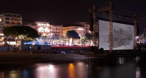 Cinema sulla spiaggia Cannes