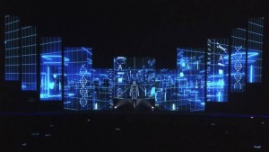 MRM Award projection mapping