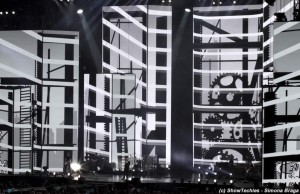 Projection mapping Tiziano Ferro 2015