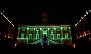 Projection mapping su facciata