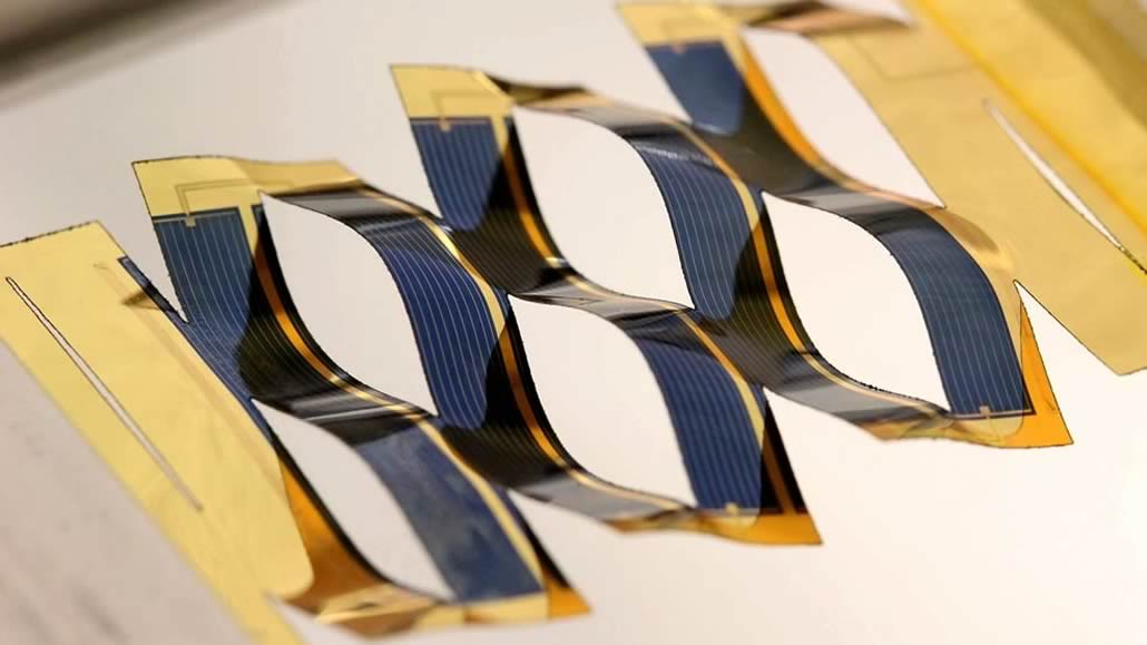 Kirigami pannelli solari