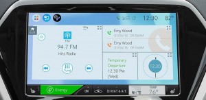 Chevrolet Bolt-EV display