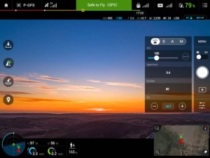 The DJI Inspire 1 Pro App