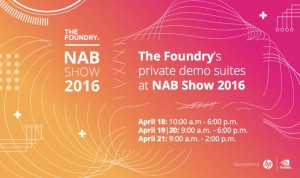 The Foundry demo al NAB