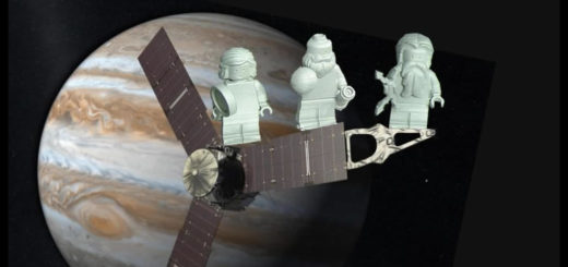 Juno porta personaggi Lego in orbita