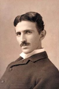 Nikola Tesla da giovane