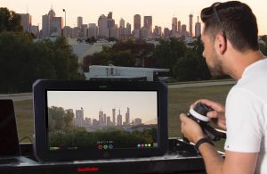 Atomos Sumo sul set