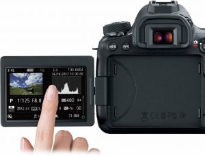 Touch-screen LED orientabile Canon 6D Mk II