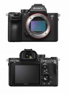 SONY α7R III sensore e back