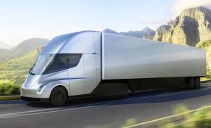 Semi Truck Tesla