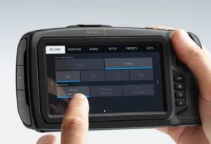 Touchscreen Blackmagic Pocket Camera 4k