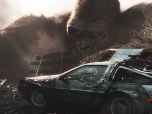 King e Delorean in Ready Player One