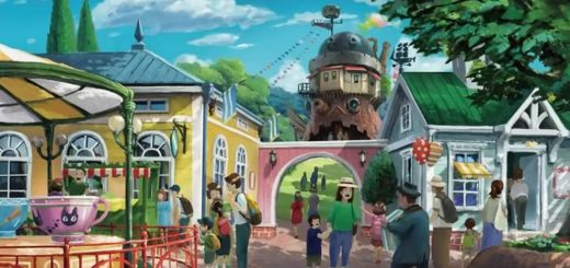 Sketch del futuro Parco Ghibli