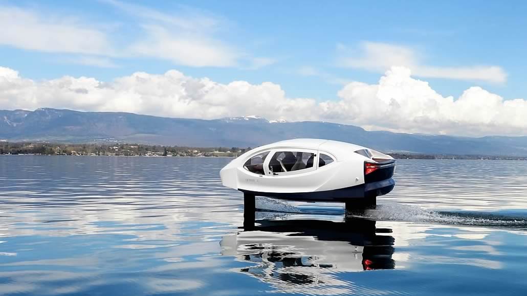 Seabubbles sul lago di Ginevra