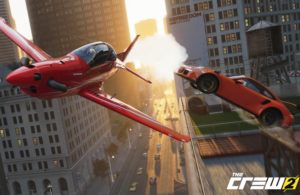 Scena The Crew 2 con aereo e macchina