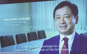 Yasuhiro Ohsone, Head of Product Planning Sigma Corporation