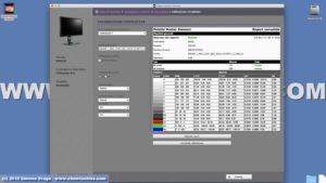 Report calibrazione Benq SW320