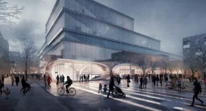 Ghiacciai e caverne nordiche nel design della metro