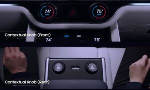 Samsung Harman Digital Cockpit manopole controllo