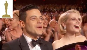 Rami Malek e Lucy Boynton al Dolby Theatre 2019