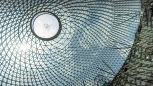 Colonne portanti cupola Jewel Changi Centre