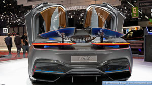 Pininfarina Battista vista spoiler