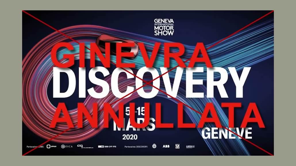 Ginevra Motor Show annullato