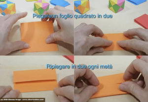 Inizio modulo Sonobe metà e metà delle metà