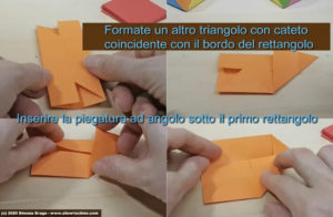 Triangolo con lato su rettangolo esterno