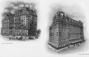 Gli originali Waldorf ed Astoria hotel