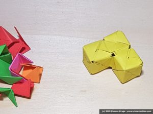Forma irregolare con tre cubi