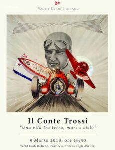 Manifesto mostra dedicata a Conte Trossi 