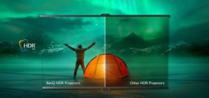 BenQ DLP V6000/V6050 colori HDR HLG