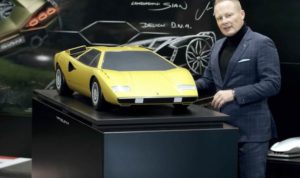 Mitja Borkert con Lamborghini Countach