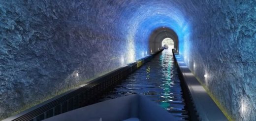 Tunnel sottomarino per navi in Norvegia