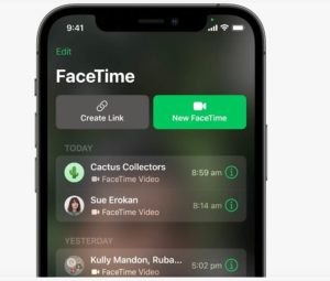 iOS15 Link su Facetime