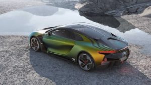 DS E-Tense Performance vista laterale