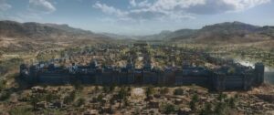 Eternals la città di Babilonia interamente in grafica 3D