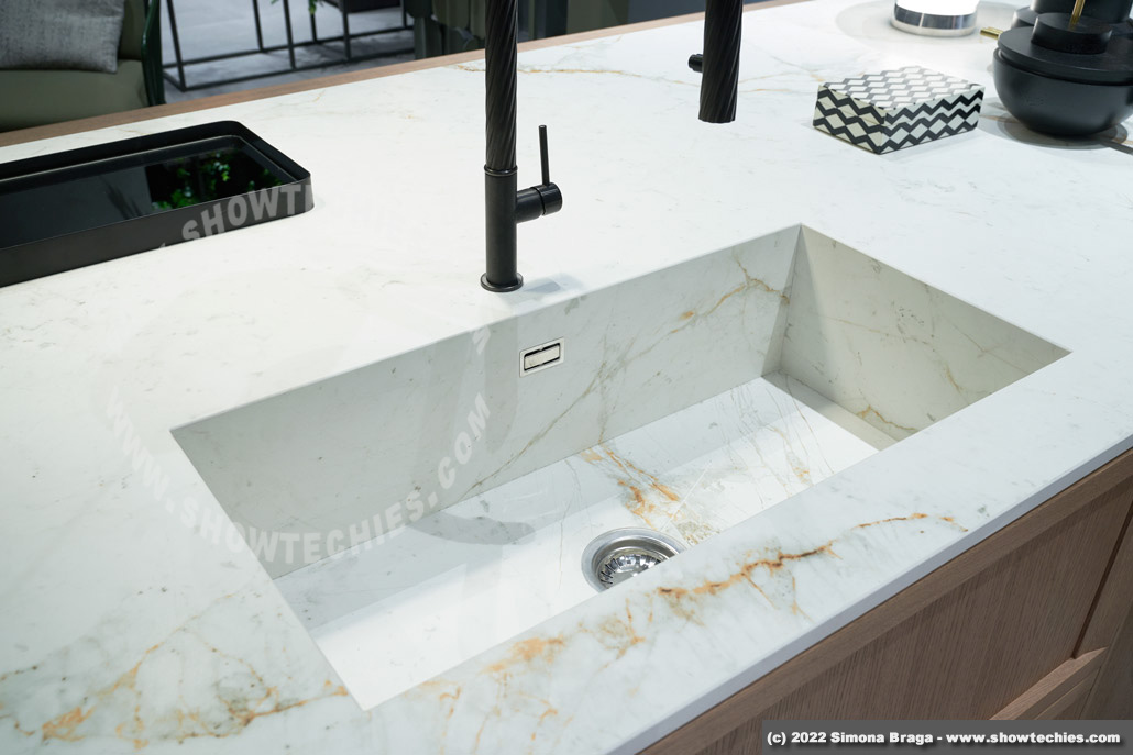 Stosa lavabo in gres a filo top