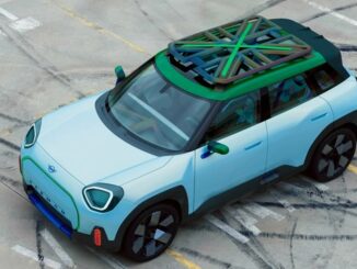 Mini Concept Aceman vista top con portapacchi