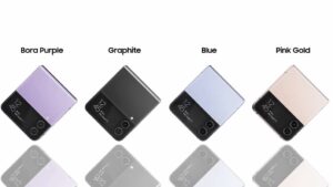Galaxy Z Flip4 colori 4 finiture